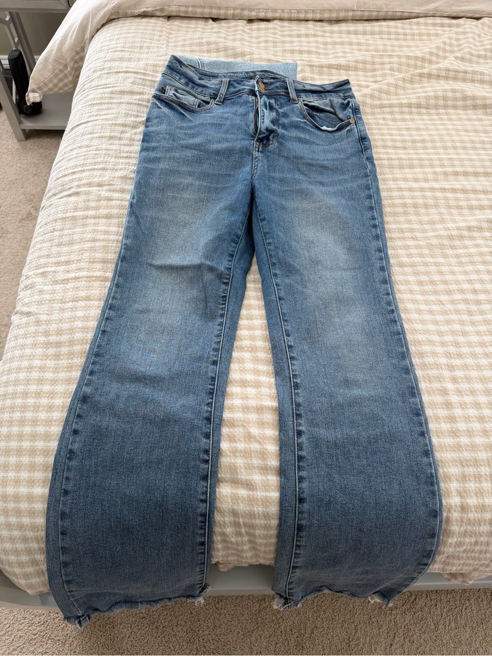 Judy Blue Medium Wash Wide Leg Jeans